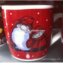 ceramic mug tea or coffee with christmas desgin